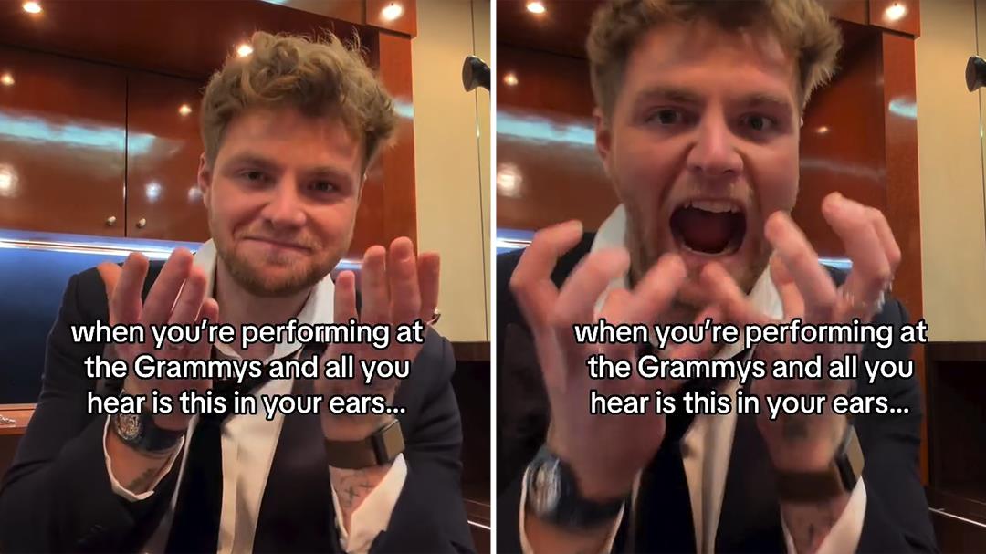 Alex Warren responds to Grammys performance mishap