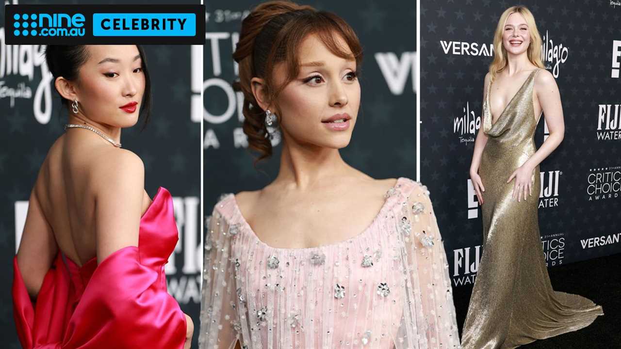 All the stunning celebrity red carpet arrivals at the 2026 Critics Choice Awards