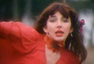 Kate Bush in 'Wuthering Heights' video (EMI)