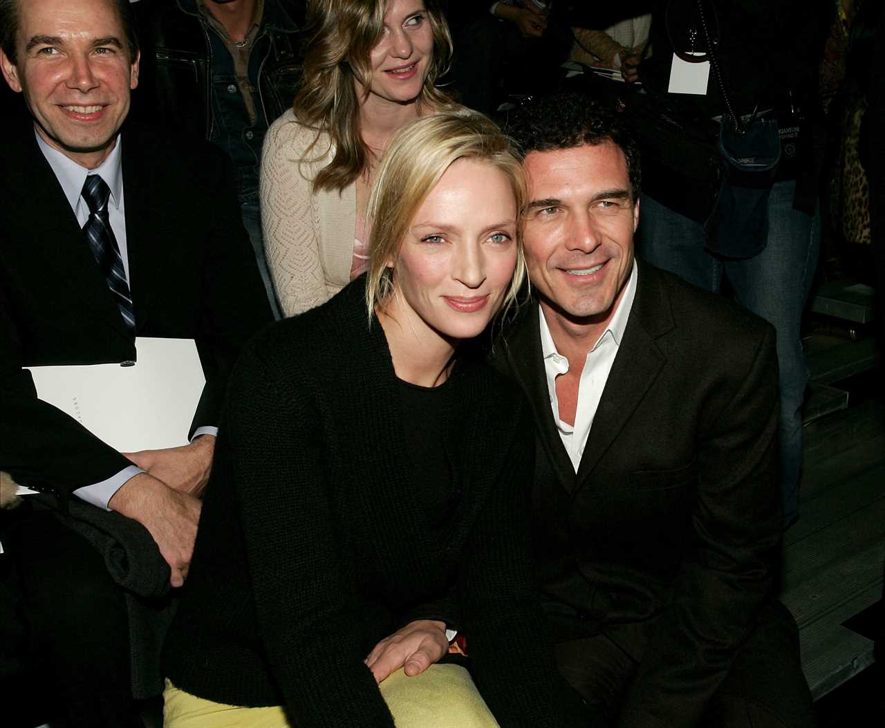 Uma Thurman and hotelier Andre Balazs in 2005.