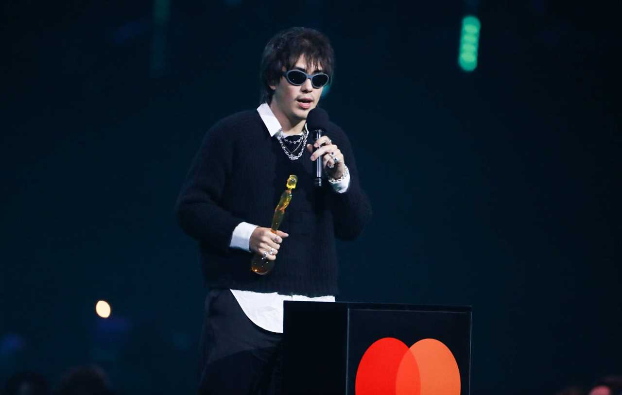 Geese’s Max Bassin at the BRIT Awards 2026: “Free Palestine, fuck ICE, R.I.P. Mani, let’s go Geese”