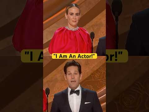 I Am an Actor!” Paul Rudd's Hilarious One-Liner at the 91st Oscars!