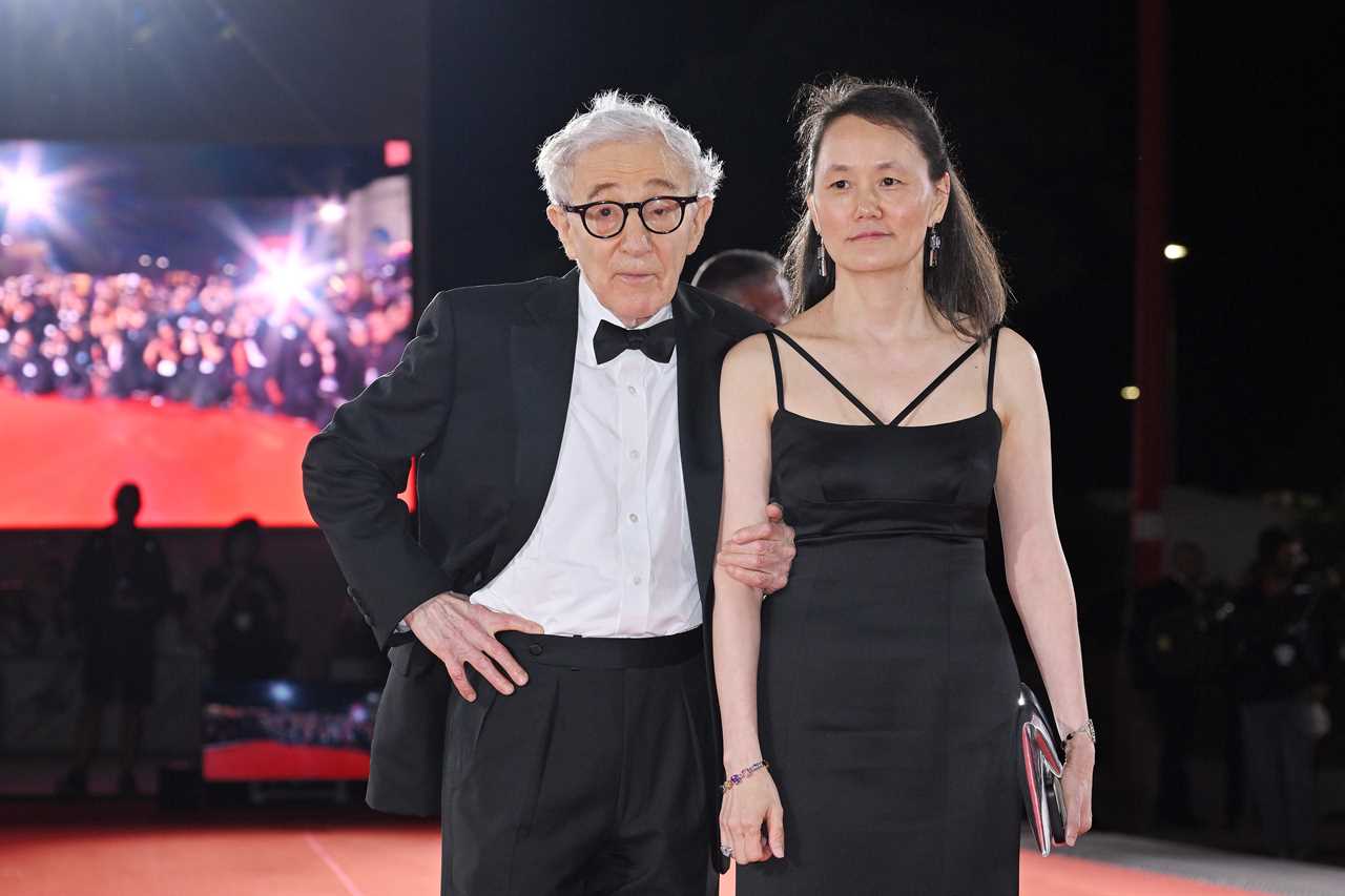 Woody Allen and Soon-Yi Previn at the 2023 Venice International Film Festival.