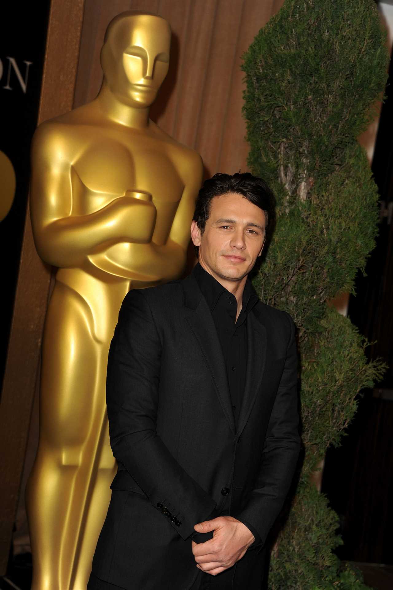 James Franco at the 2011 Academy Awards nominations luncheon.