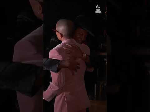 Pharrell Holds His Dr. Dre Global Impact Award Backstage 🏆 | GRAMMYs 2026