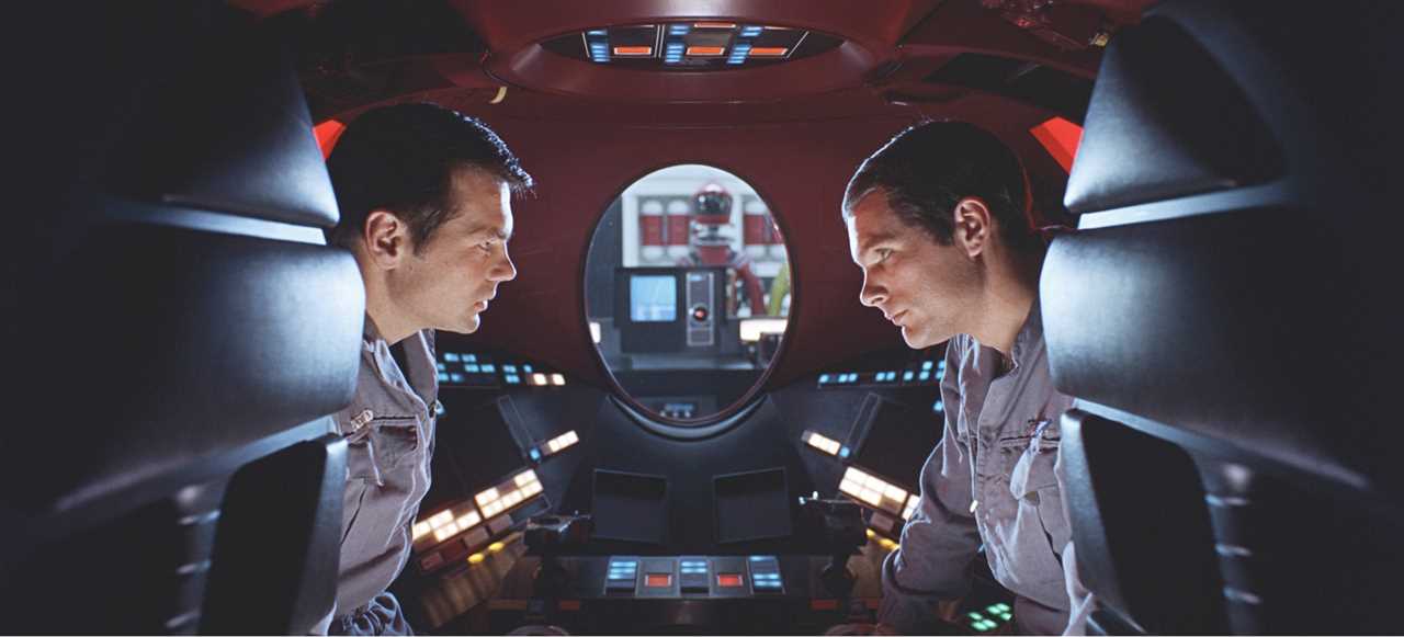 Gary Lockwood and Keir Dullea in 2001