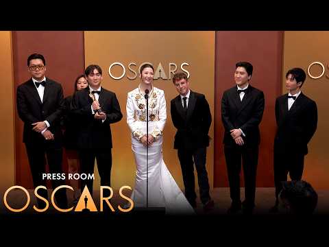 Golden from Kpop Demon Hunters Best Original Song Press Room Speech | 98th Oscars (2026)