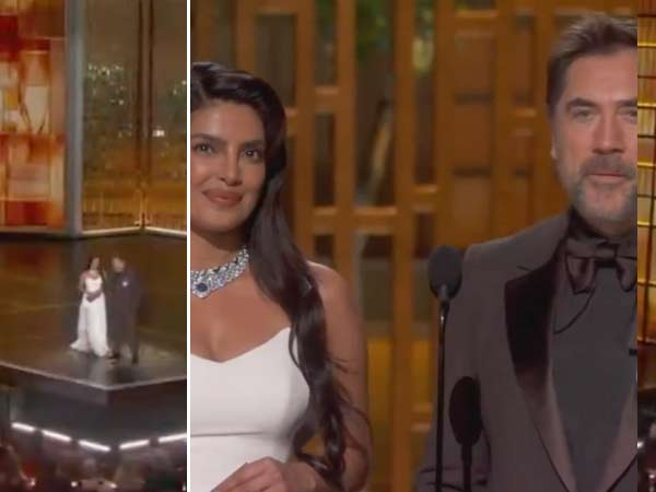 Oscars 2026: Javier Bardem Calls for ï¿½Free Palestineï¿½ While Presenting With Priyanka Chopra 