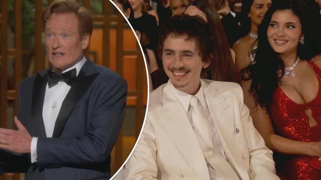Conan O'Brien rips into Timothée Chalamet at the Oscars