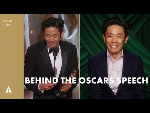 Kazu Hiro | 90th and 92nd Oscars Best Makeup and Hairstyling | Behind the Oscars Speech