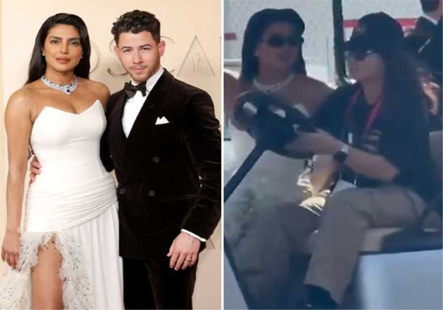 Priyanka Chopra and Nick Jonas Seemingly Dodge an Accident Before Attending Oscars 2026 