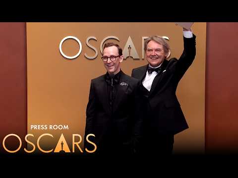 The Girl Who Cried Pearls Best Animated Short Film Press Room Speech | 98th Oscars (2026)