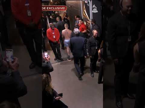 Justin Bieber Walks Backstage at the GRAMMYs 👀 | GRAMMYs 2026 #grammys