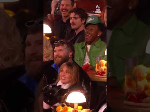 Tyler, The Creator, Miley Cyrus & Teddy Swims Watching the GRAMMYs 👀 | GRAMMYs 2026