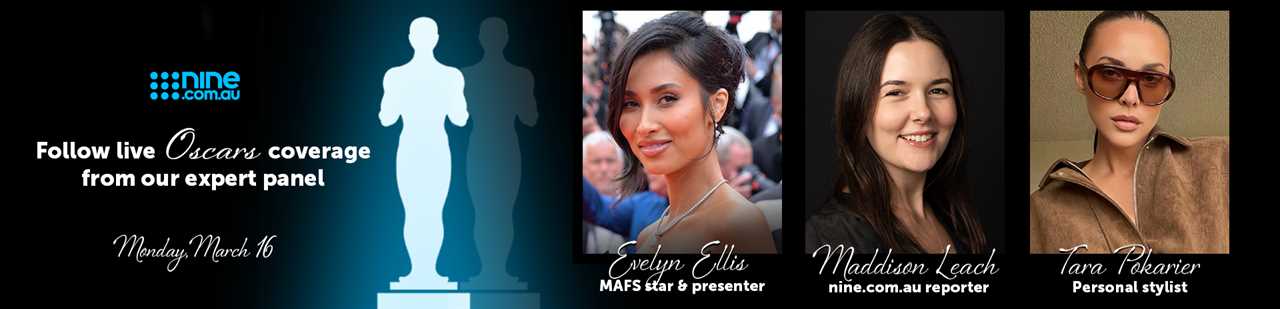 OSCARS Banner for nine.com.au 9honey oscars coverage