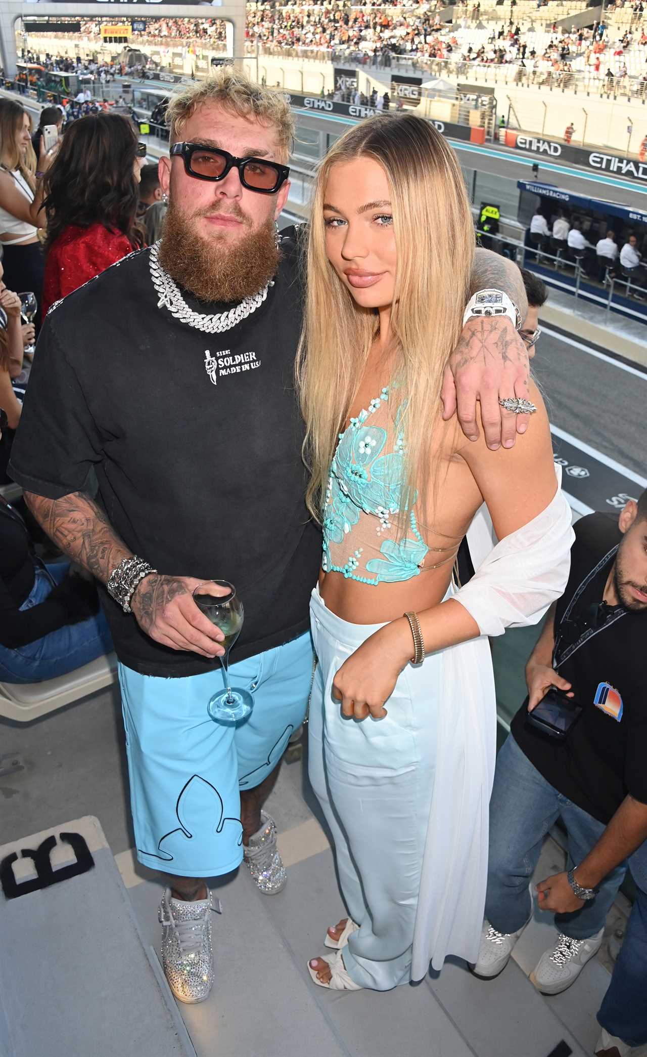 Jake Paul and Jutta Leerdam