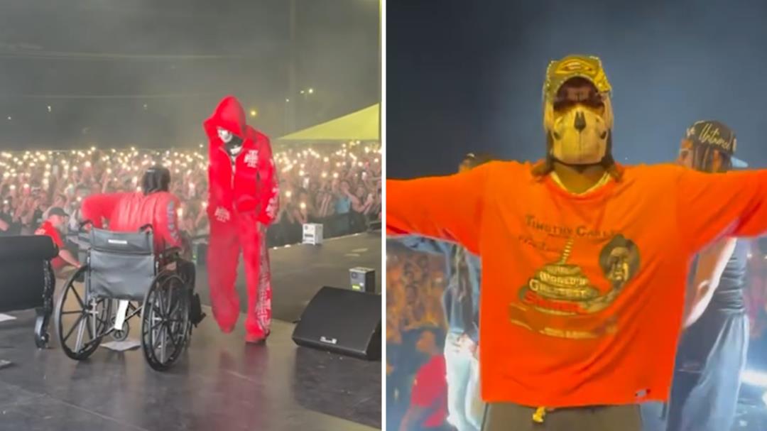 Rapper performs at Coachella days after being shot