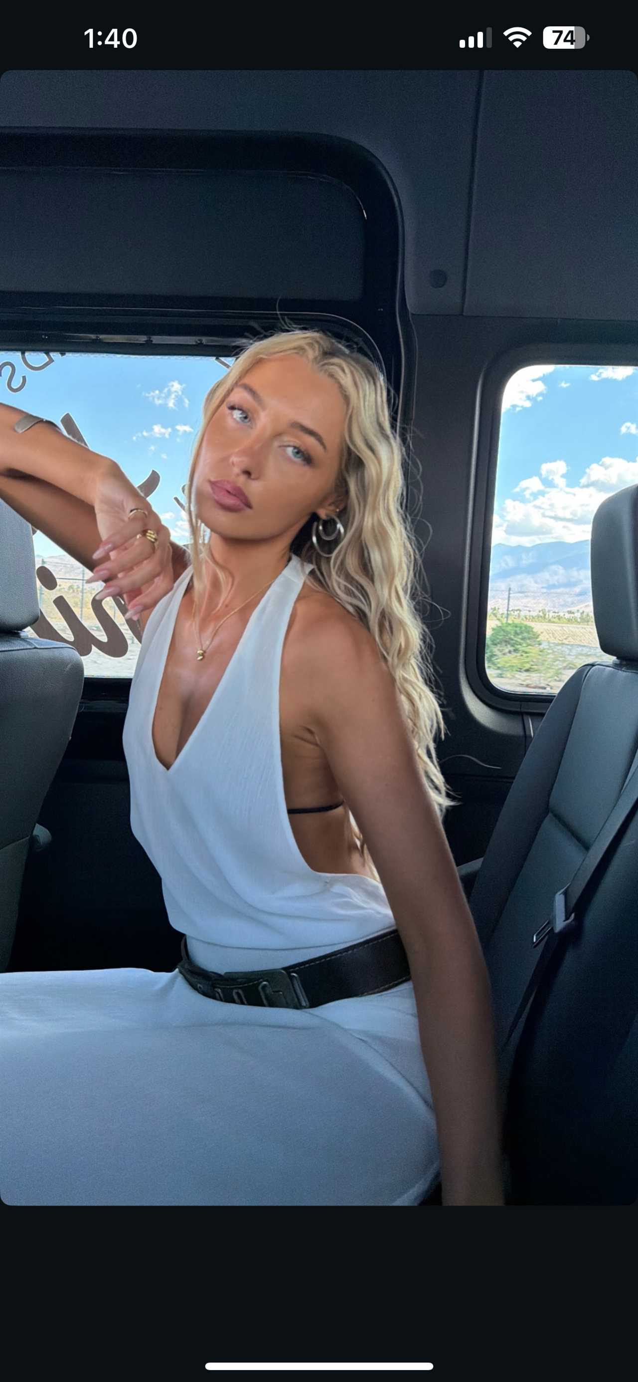 Sammy Robinson at Coachella, Saturday, April 11 2026