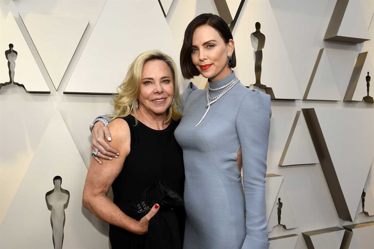 Gerda Moritz and Charlize Theron attend the 91st Annual Academy Awards at Hollywood and Highland on February 24, 2019 in Hollywood, California.