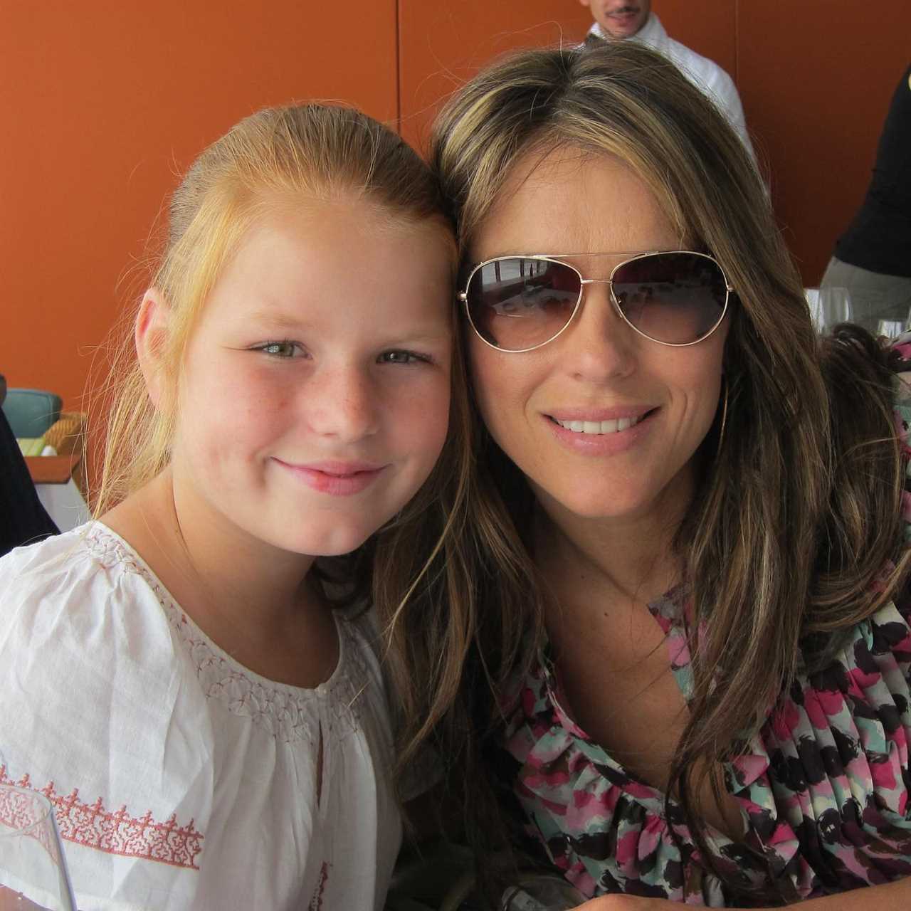 Elizabeth Hurley with Summer Warne