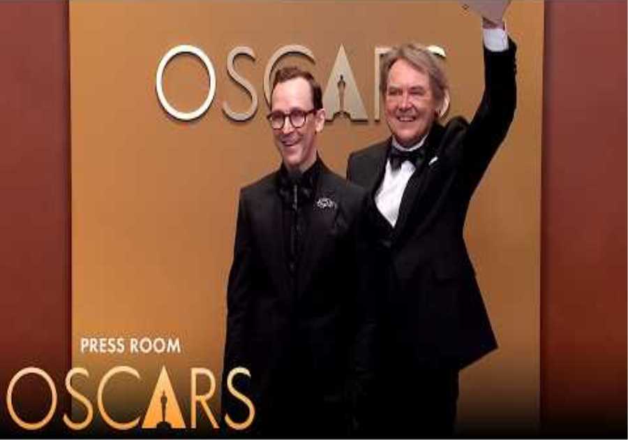 The Girl Who Cried Pearls Best Animated Short Film Press Room Speech | 98th Oscars (2026)