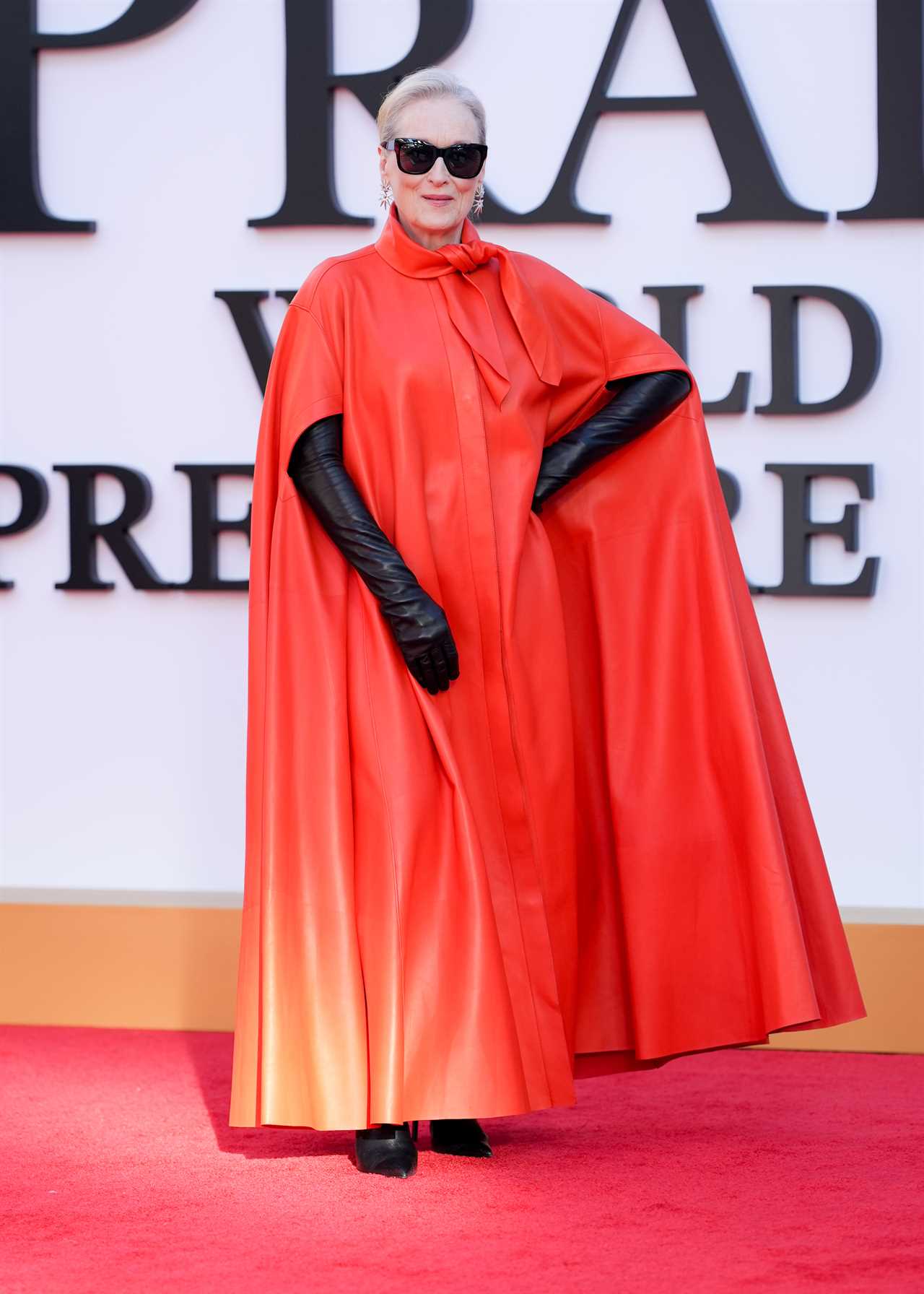 Meryl Streep at the 20th Century Studios "The Devil Wears Prada 2" World Premiere held at David Geffen Hall at Lincoln Center on April 20, 2026 in New York, New York. 