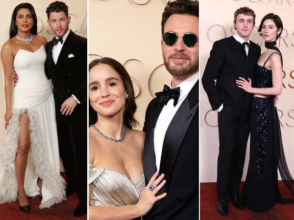 Chris Evans-Alba Baptista to Priyanka Chopra-Nick Jonas: Hollywoods Best Couples at Oscars 2026 