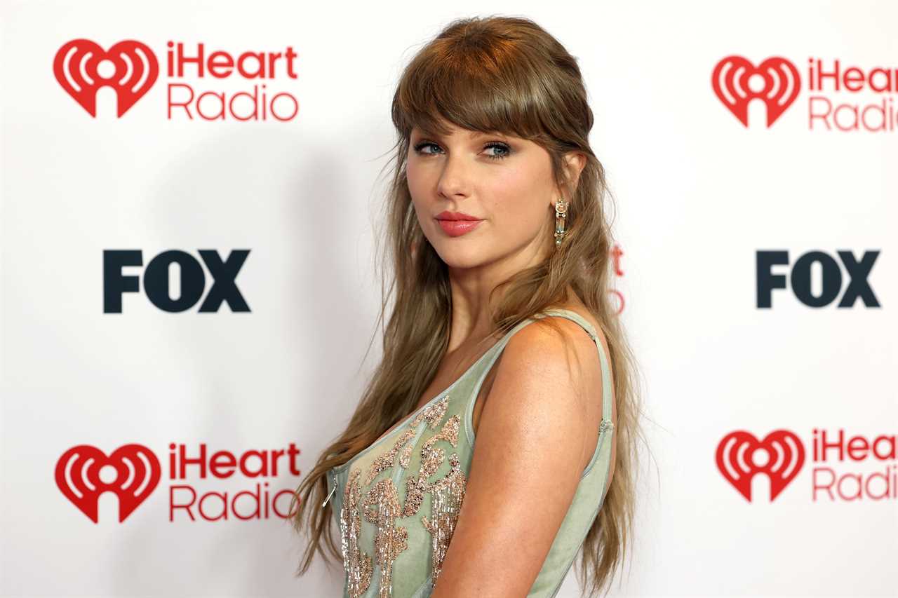 HOLLYWOOD, CALIFORNIA - MARCH 26: Taylor Swift attends the 2026 iHeartRadio Music Awards at Dolby Theatre on March 26, 2026 in Hollywood, California. (Photo by Frazer Harrison/Getty Images)