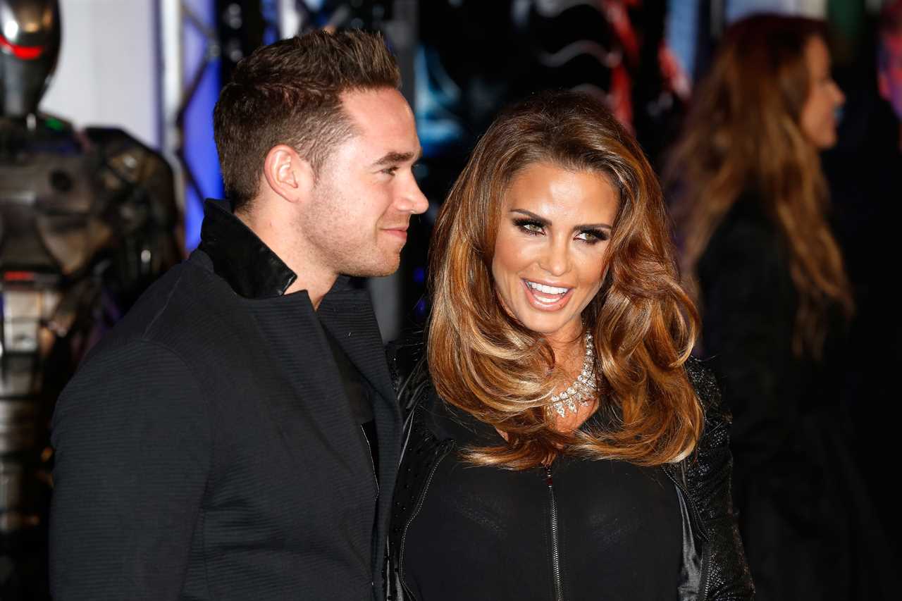 Katie Price attends the World Premiere of "Robocop" at BFI IMAX on February 5, 2014 in London, England.