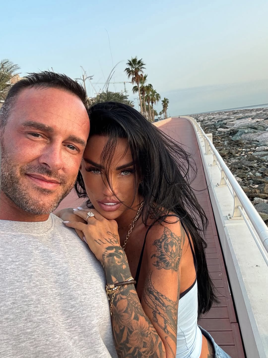 Katie Price and husband Lee Andrews