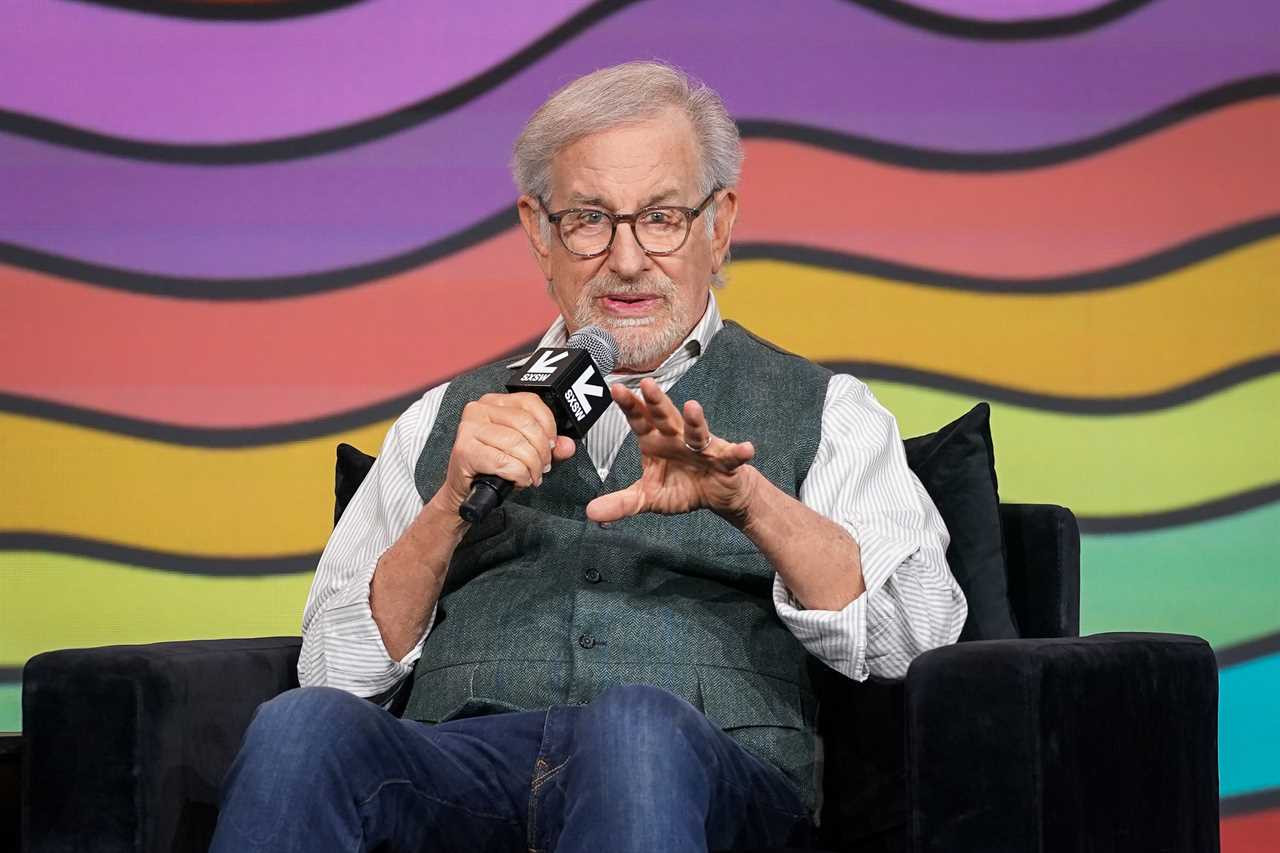 Steven Spielberg speaks onstage at The Big Picture panel in Texas on March 13, 2026.
