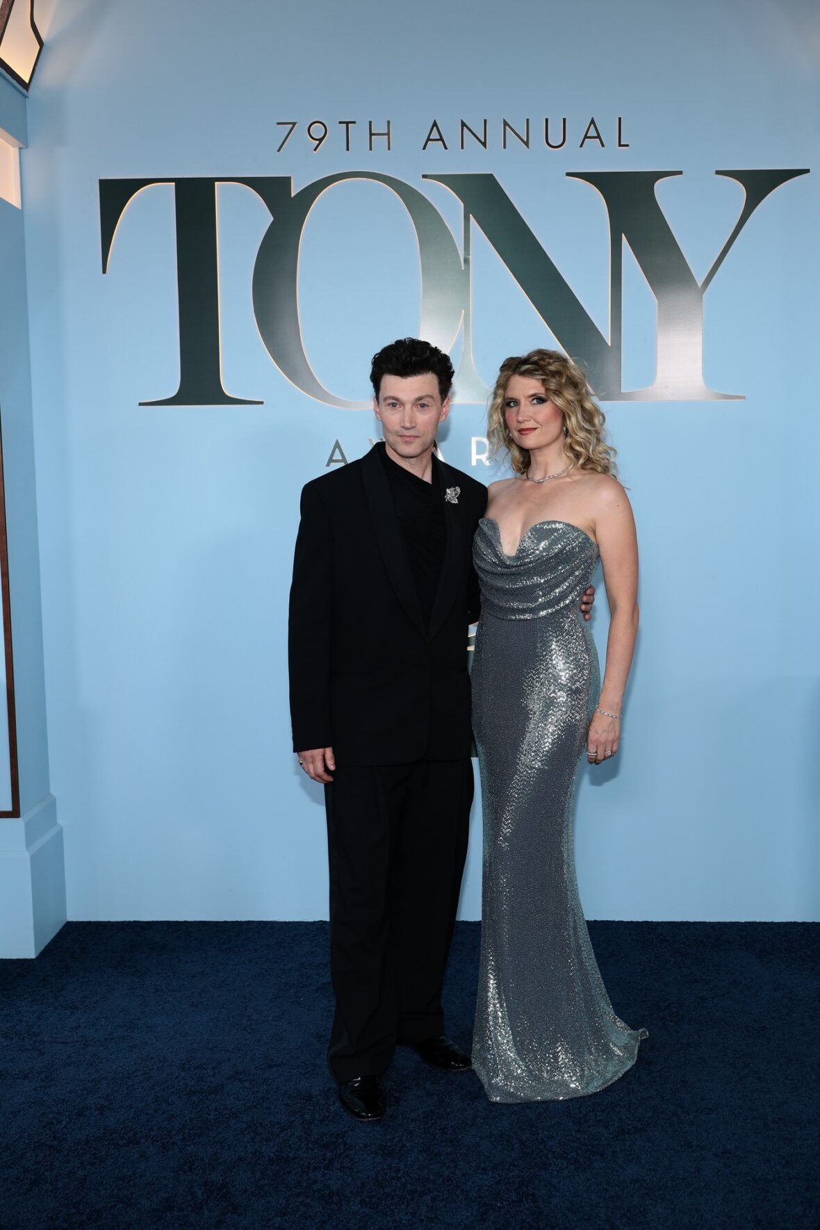 Lea Michele Reunites with ‘Glee’ Co-Stars Kristin Chenoweth & Brian Stokes Mitchell at Tony Awards