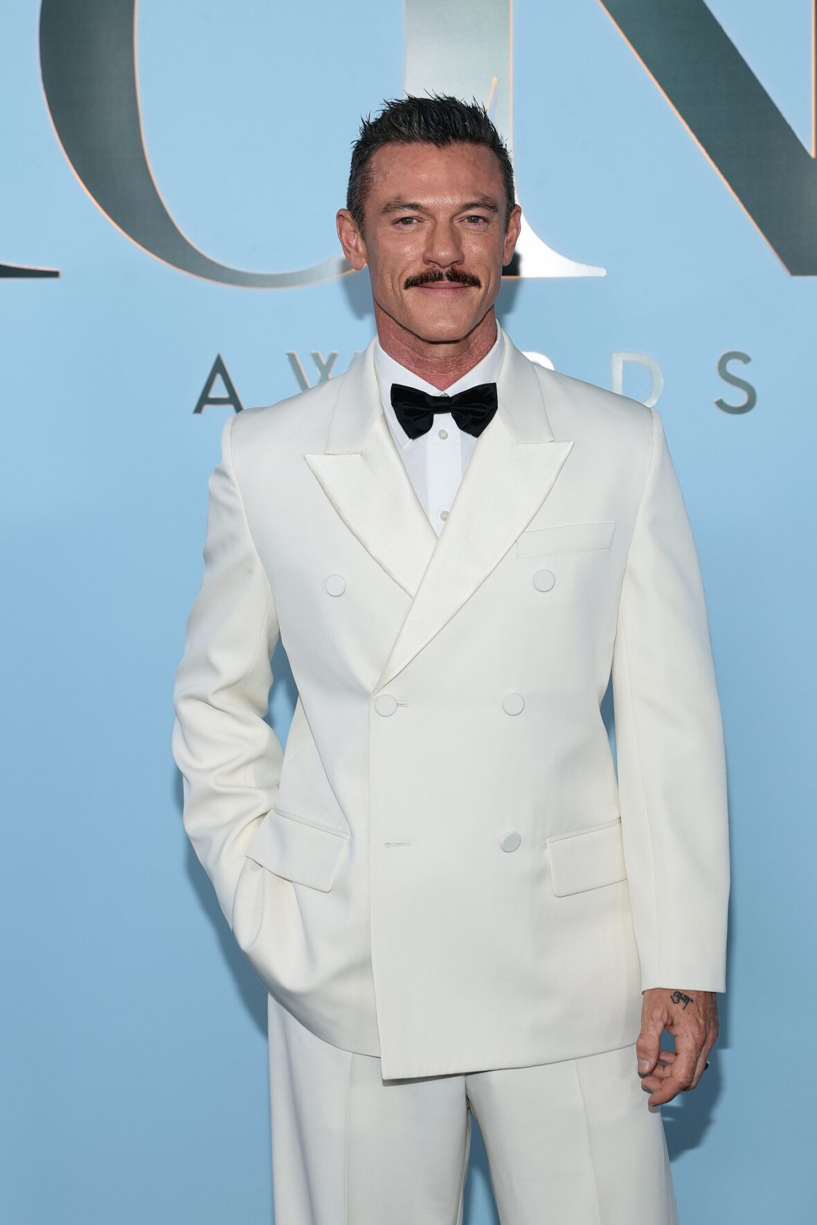 Nominee Luke Evans & Boyfriend Fran Tomas Arrive at Tony Awards 2026