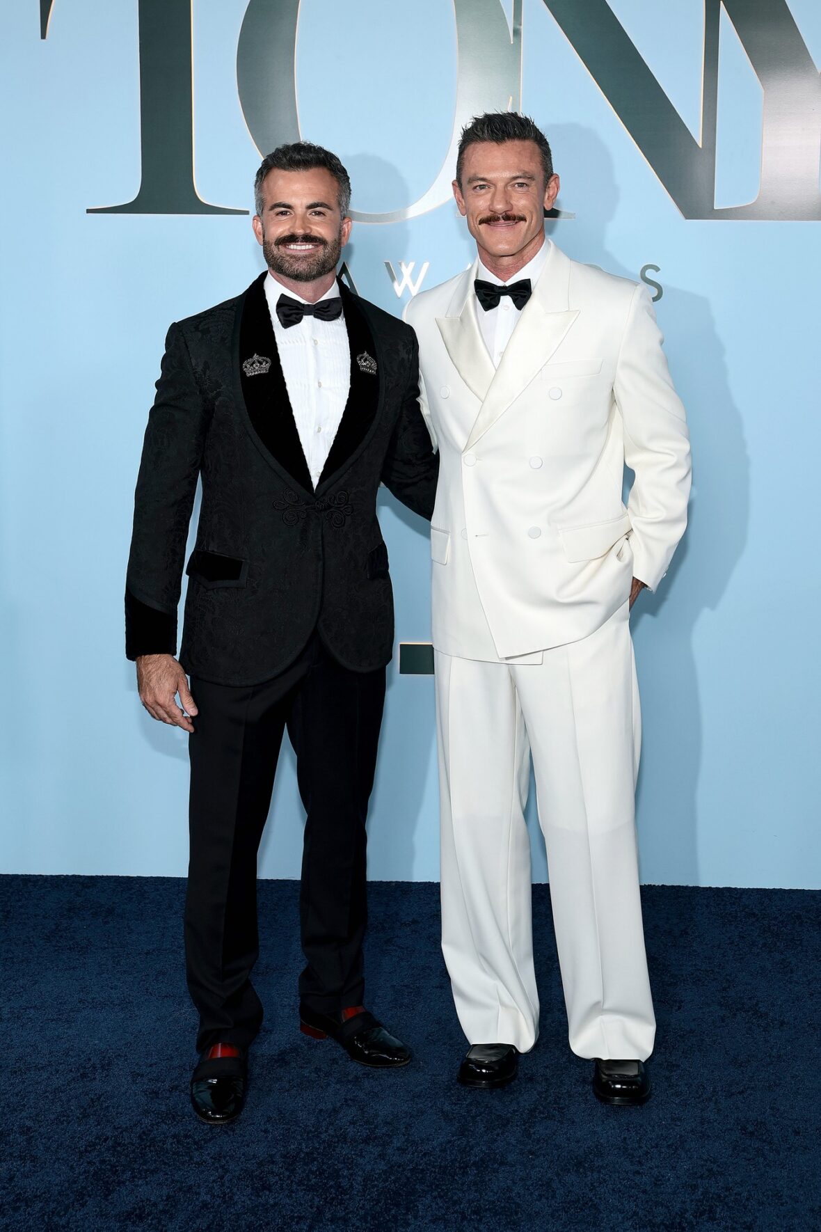 Nominee Luke Evans & Boyfriend Fran Tomas Arrive at Tony Awards 2026