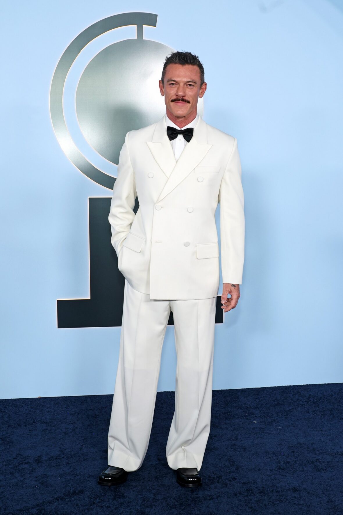 Nominee Luke Evans & Boyfriend Fran Tomas Arrive at Tony Awards 2026