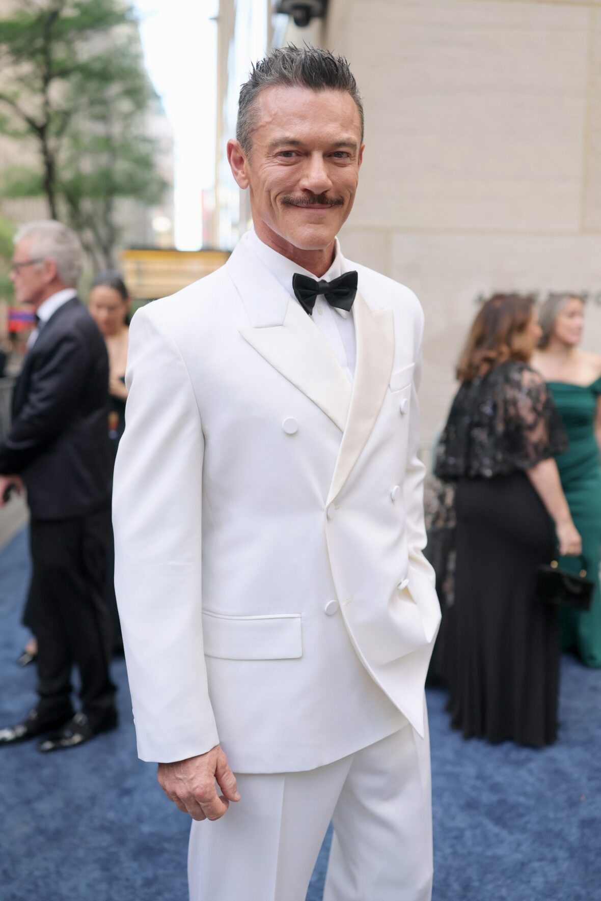 Nominee Luke Evans & Boyfriend Fran Tomas Arrive at Tony Awards 2026