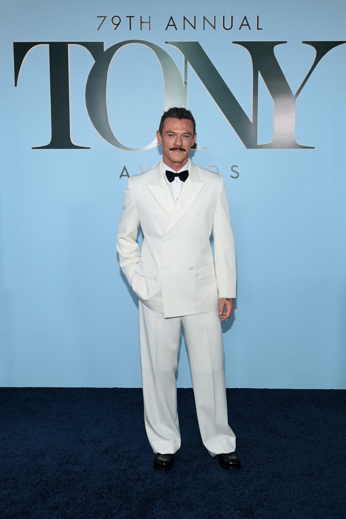 Nominee Luke Evans & Boyfriend Fran Tomas Arrive at Tony Awards 2026