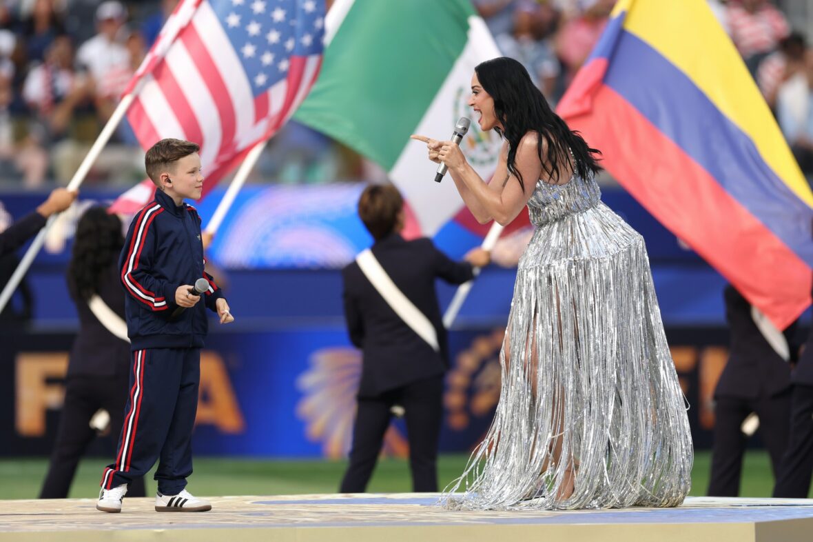 Katy Perry performs at 2026 World Cup