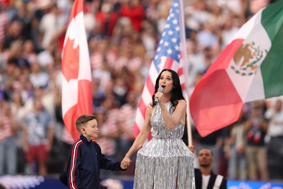 Katy Perry performs at 2026 World Cup