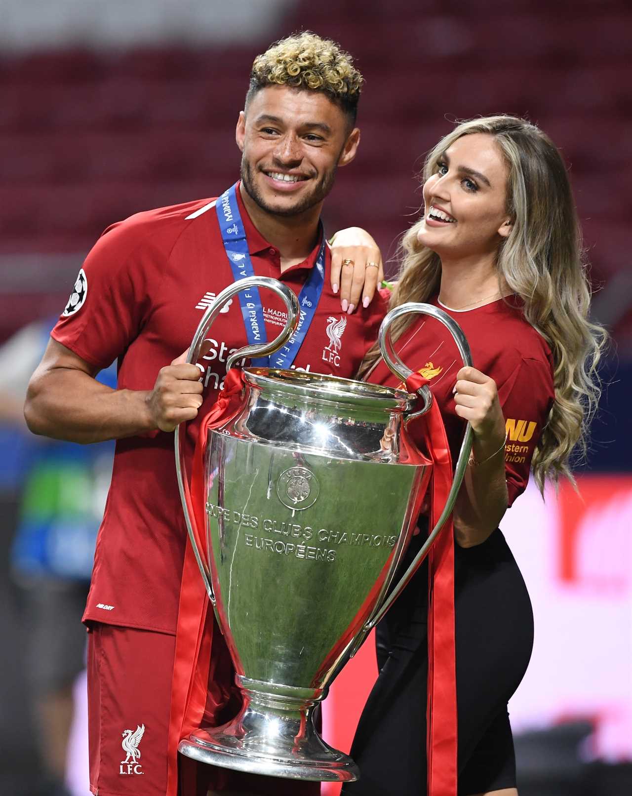 Perrie Edwards Wears 3 Glitzy Dresses While Marrying Alex Oxlade-Chamberlain