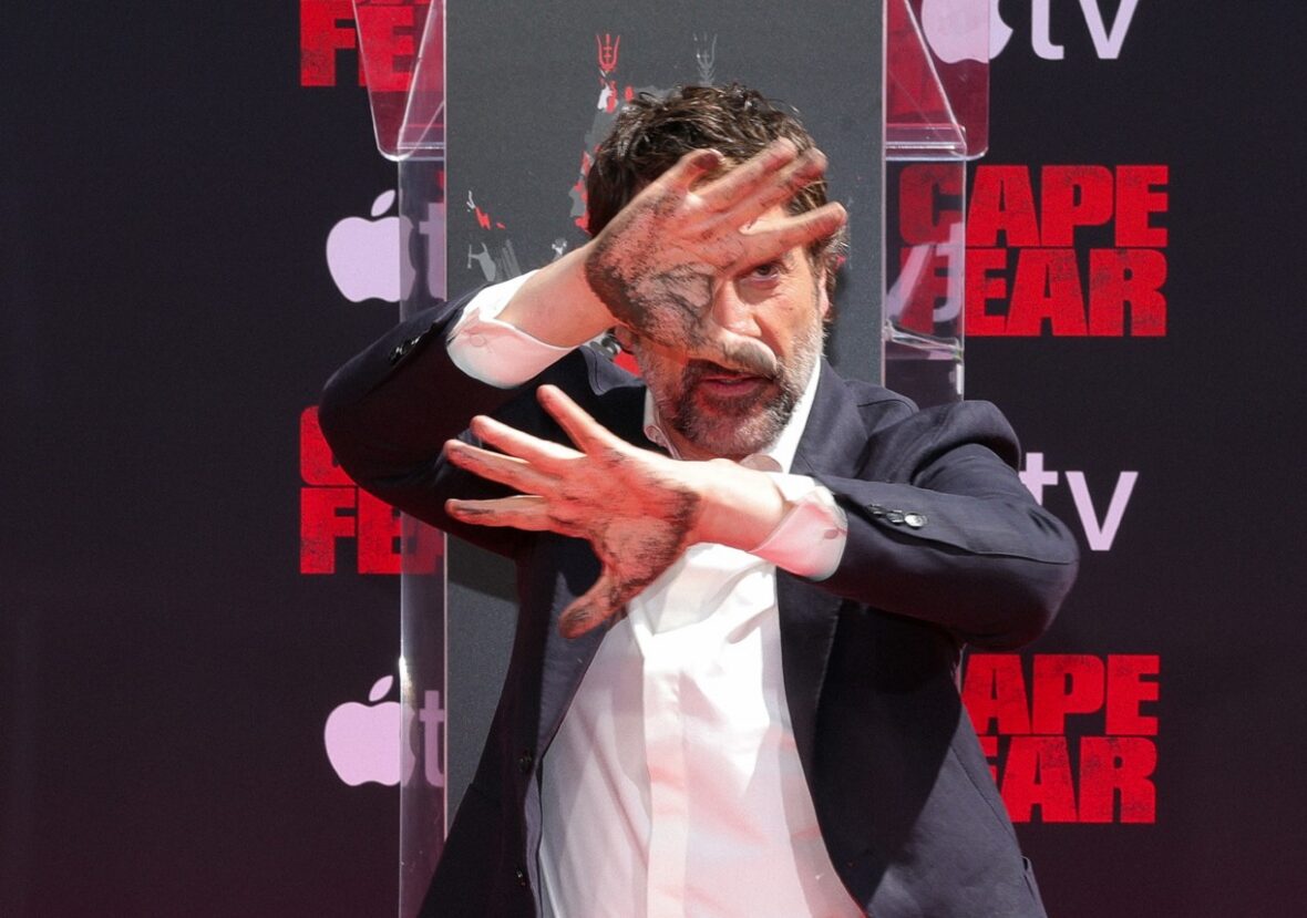 Javier Bardem at his Handprint and Footprint Ceremony at TCL Chinese Theatre