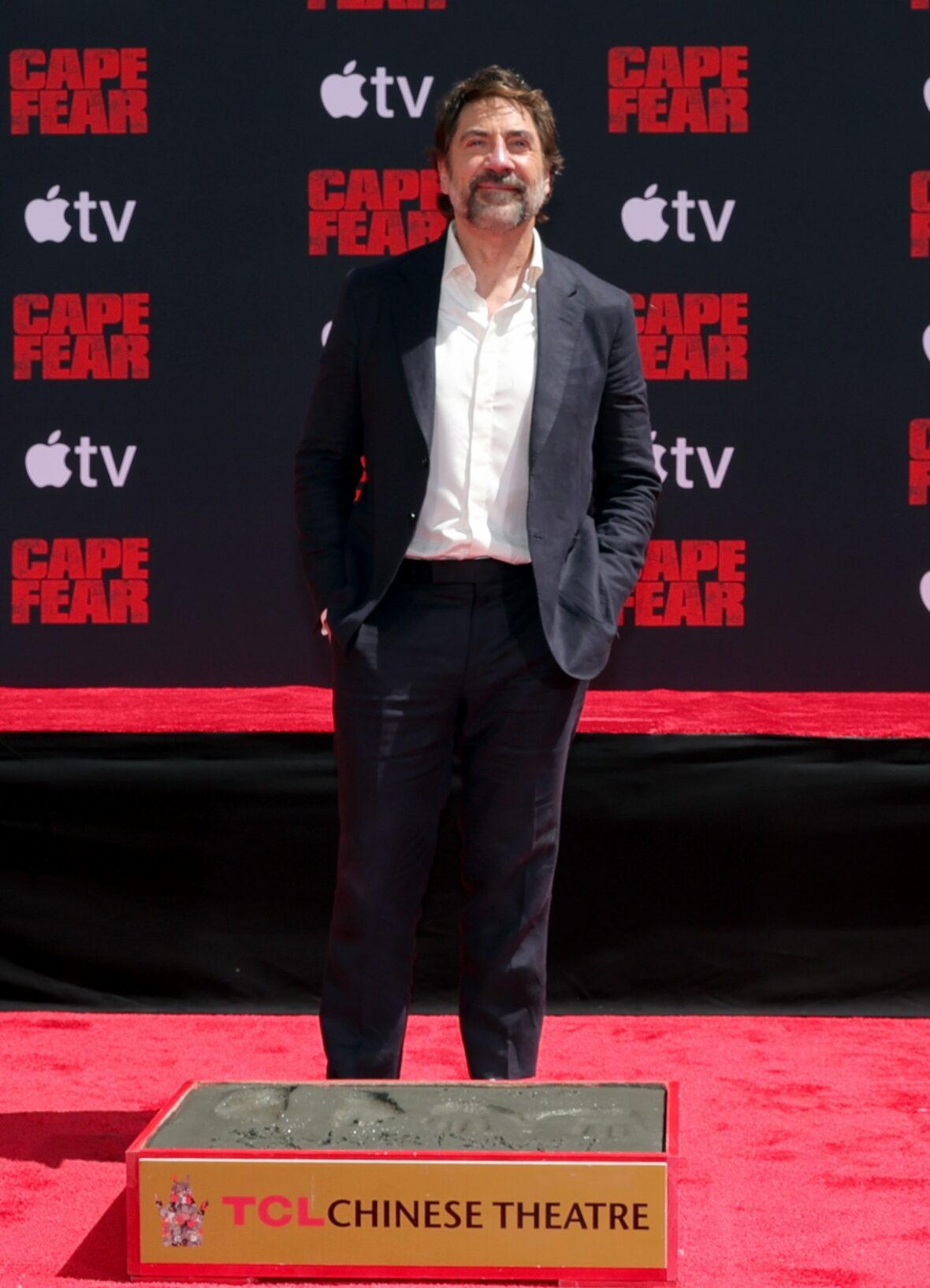 Javier Bardem at his Handprint and Footprint Ceremony at TCL Chinese Theatre