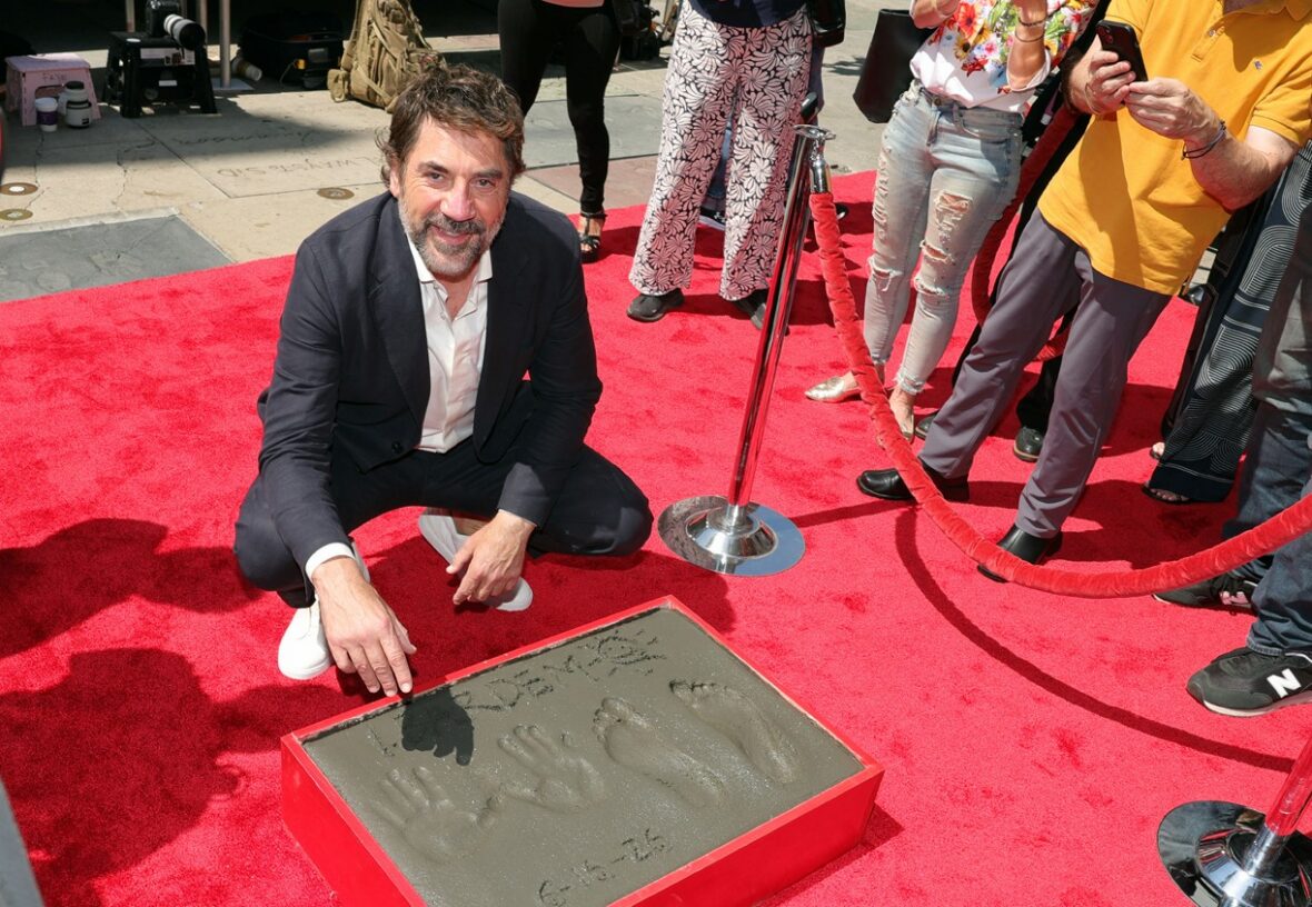 Javier Bardem at his Handprint and Footprint Ceremony at TCL Chinese Theatre