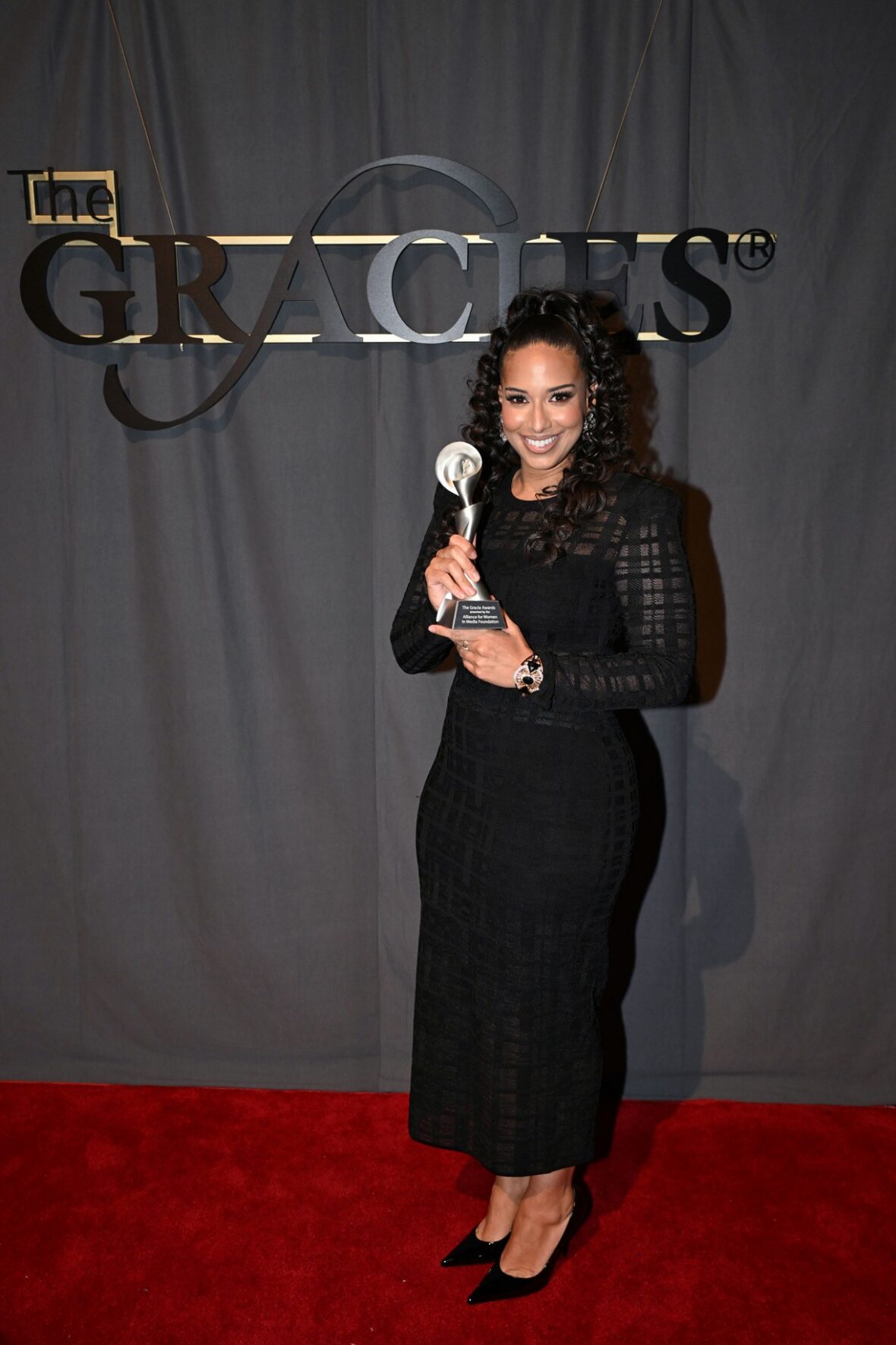 Colin Kaepernick and wife Nessa attend Gracie Awards luncheon in New York to support her award win