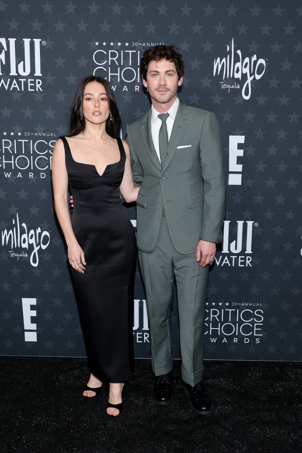 Logan Lerman and Ana Corrigan red carpet photos from the past