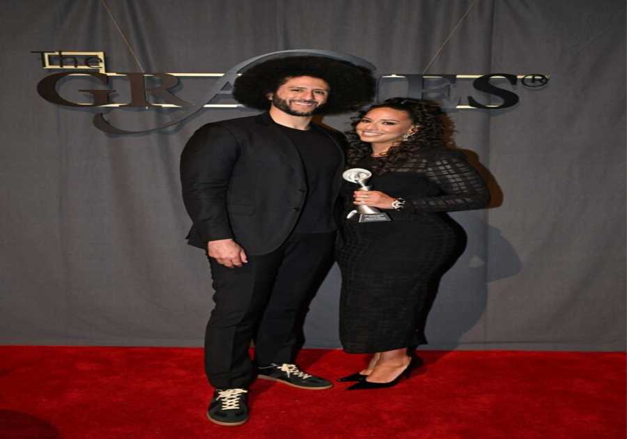 Colin Kaepernick Makes Rare Appearance with Wife Nessa at Gracie Awards Luncheon to Support Her Award Win