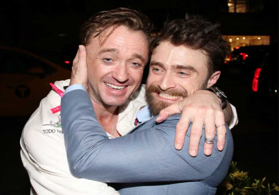 Daniel Radcliffe & Tom Felton Have a Sweet Reunion at 2026 Tony Awards After Party