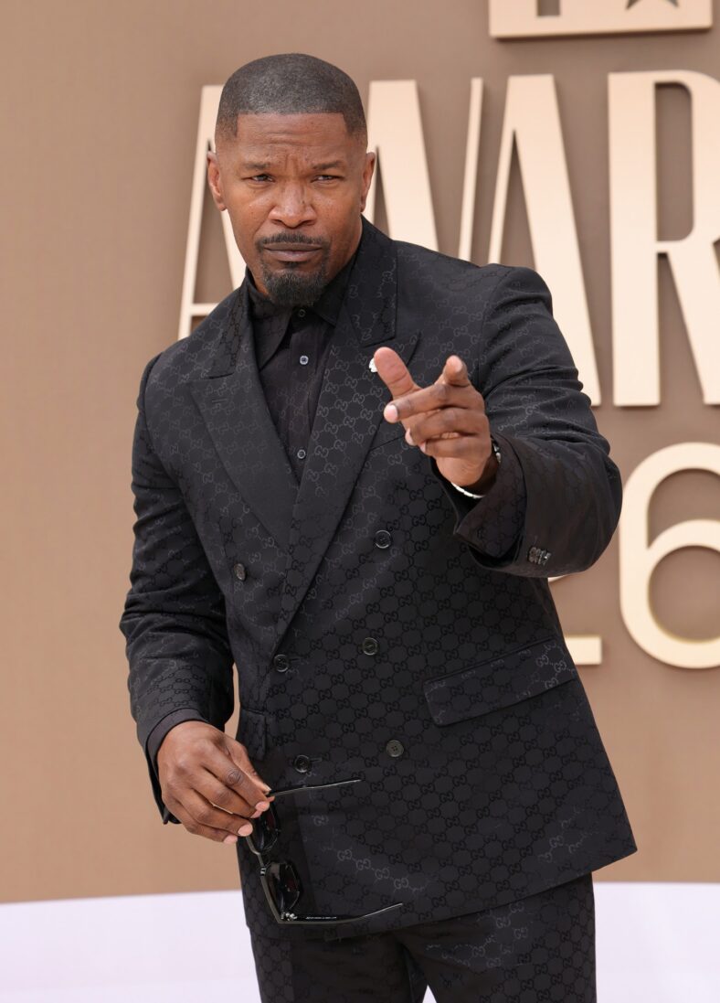 Jamie Foxx arrives at BET Awards