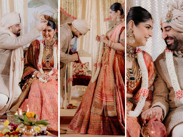 Photos: Janhvi Kapoor Khushi Kapoor Stand By Anshula Kapoor As She Marries Rohan Thakkar 