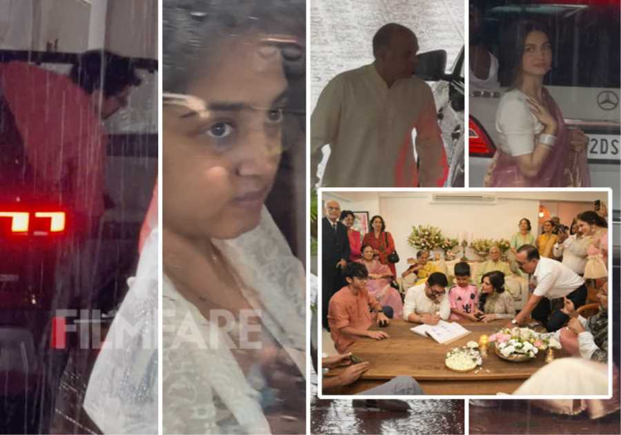 Photos: Aamir Khan And Gauri Spratt Get Married In Intimate Ceremony At Home 
